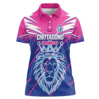 Custom Chittagong Cricket Women Polo Shirt Faith Honour Strength - Wonder Print Shop