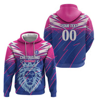 Custom Chittagong Cricket Zip Hoodie Faith Honour Strength - Wonder Print Shop