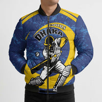 Custom Dhaka Cricket Capitals Bomber Puffer Jacket Together We Rise - Wonder Print Shop