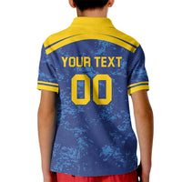 Custom Dhaka Cricket Capitals Kid Polo Shirt Together We Rise - Wonder Print Shop