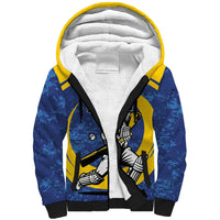 Custom Dhaka Cricket Capitals Sherpa Hoodie Together We Rise - Wonder Print Shop