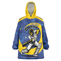 Custom Dhaka Cricket Capitals Wearable Blanket Hoodie Together We Rise - Wonder Print Shop