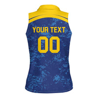 Custom Dhaka Cricket Capitals Women Sleeveless Polo Shirt Together We Rise - Wonder Print Shop