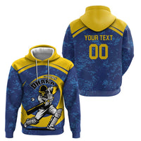 Custom Dhaka Cricket Capitals Zip Hoodie Together We Rise - Wonder Print Shop