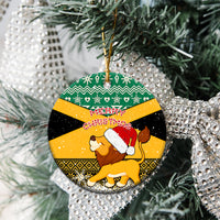 Jamaica Christmas Ceramic Ornament Jumieka Santa Lion - Wonder Print Shop