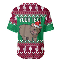 Custom California Christmas Baseball Jersey Santa Grizzly Bear With Grape - Wonder Print Shop