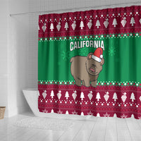 custom-california-christmas-shower-curtain-santa-grizzly-bear-with-grape