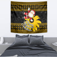 Maryland Christmas Tapestry Santa Claus With Black Eyed Susan Flower - Wonder Print Shop
