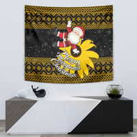 Maryland Christmas Tapestry Santa Claus With Black Eyed Susan Flower - Wonder Print Shop