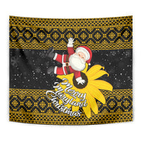 Maryland Christmas Tapestry Santa Claus With Black Eyed Susan Flower - Wonder Print Shop