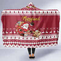 custom-maryland-christmas-hooded-blanket-santa-claus-riding-a-reindeer