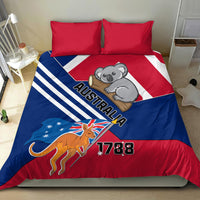 Australia Day Kangaroo and Koala With Flag Bedding Set - Wonder Print Shop