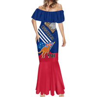 Australia Day Kangaroo and Koala With Flag Mermaid Dress - Wonder Print Shop