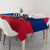 Australia Day Kangaroo and Koala With Flag Tablecloth - Wonder Print Shop