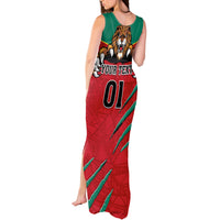 Cameroon Football Tank Maxi Dress Go Les Lions Indomptables - Wonder Print Shop