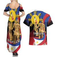 Personalized Philippines Lapulapu Couples Matching Summer Maxi Dress and Hawaiian Shirt Hero Behind The Myth