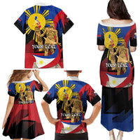 Personalized Philippines Lapulapu Family Matching Puletasi and Hawaiian Shirt Hero Behind The Myth