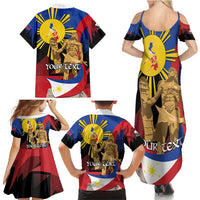 Personalized Philippines Lapulapu Family Matching Summer Maxi Dress and Hawaiian Shirt Hero Behind The Myth