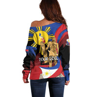 Personalized Philippines Lapulapu Off Shoulder Sweater Hero Behind The Myth