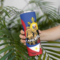 Personalized Philippines Lapulapu Skinny Tumbler Hero Behind The Myth