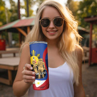 Personalized Philippines Lapulapu Skinny Tumbler Hero Behind The Myth