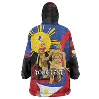 Personalized Philippines Lapulapu Wearable Blanket Hoodie Hero Behind The Myth