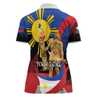 Personalized Philippines Lapulapu Women Polo Shirt Hero Behind The Myth