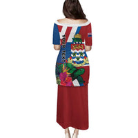 Personalised Cayman Islands Puletasi Tropical Green Turtle