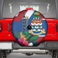 Cayman Islands Spare Tire Cover Tropical Green Turtle