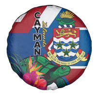 Cayman Islands Spare Tire Cover Tropical Green Turtle