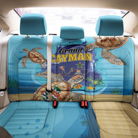 Grand Cayman Map Sea Turtle Back Car Seat Cover Ocean Vibes
