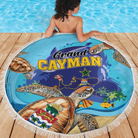 Grand Cayman Map Sea Turtle Beach Blanket Ocean Vibes