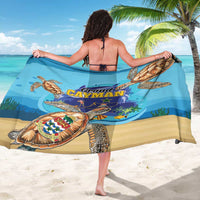 Grand Cayman Map Sea Turtle Sarong Ocean Vibes
