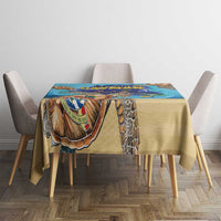 Grand Cayman Map Sea Turtle Tablecloth Ocean Vibes
