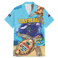 Cayman Brac Map Sea Turtle Family Matching Mermaid Dress and Hawaiian Shirt Ocean Vibes