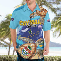 Cayman Brac Map Sea Turtle Hawaiian Shirt Ocean Vibes