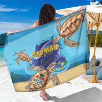 Cayman Brac Map Sea Turtle Sarong Ocean Vibes