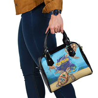 Cayman Brac Map Sea Turtle Shoulder Handbag Ocean Vibes