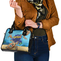 Cayman Brac Map Sea Turtle Shoulder Handbag Ocean Vibes