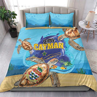 Little Cayman Map Sea Turtle Bedding Set Ocean Vibes