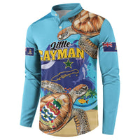 Little Cayman Map Sea Turtle Button Sweatshirt Ocean Vibes