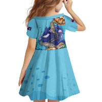 Little Cayman Map Sea Turtle Family Matching Tank Maxi Dress and Hawaiian Shirt Ocean Vibes