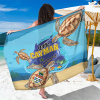 Little Cayman Map Sea Turtle Sarong Ocean Vibes