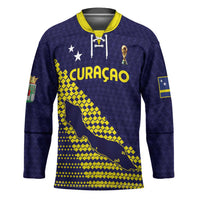 Custom Football 2026 Curacao Hockey Jersey Small island BIG dreams