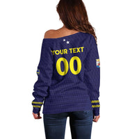Custom Football 2026 Curacao Off Shoulder Sweater Small island BIG dreams