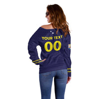 Custom Football 2026 Curacao Off Shoulder Sweater Small island BIG dreams