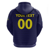 Custom Football 2026 Curacao Zip Hoodie Small island BIG dreams