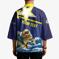 Custom Football 2026 Curacao Kimono The Blue Wave Come On
