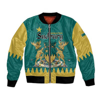 Personalised Canada Greater Sudbury Bomber Jacket The Nickel Capital Aedificemus