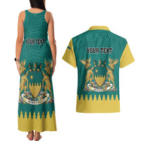 Personalised Canada Greater Sudbury Couples Matching Tank Maxi Dress and Hawaiian Shirt The Nickel Capital Aedificemus